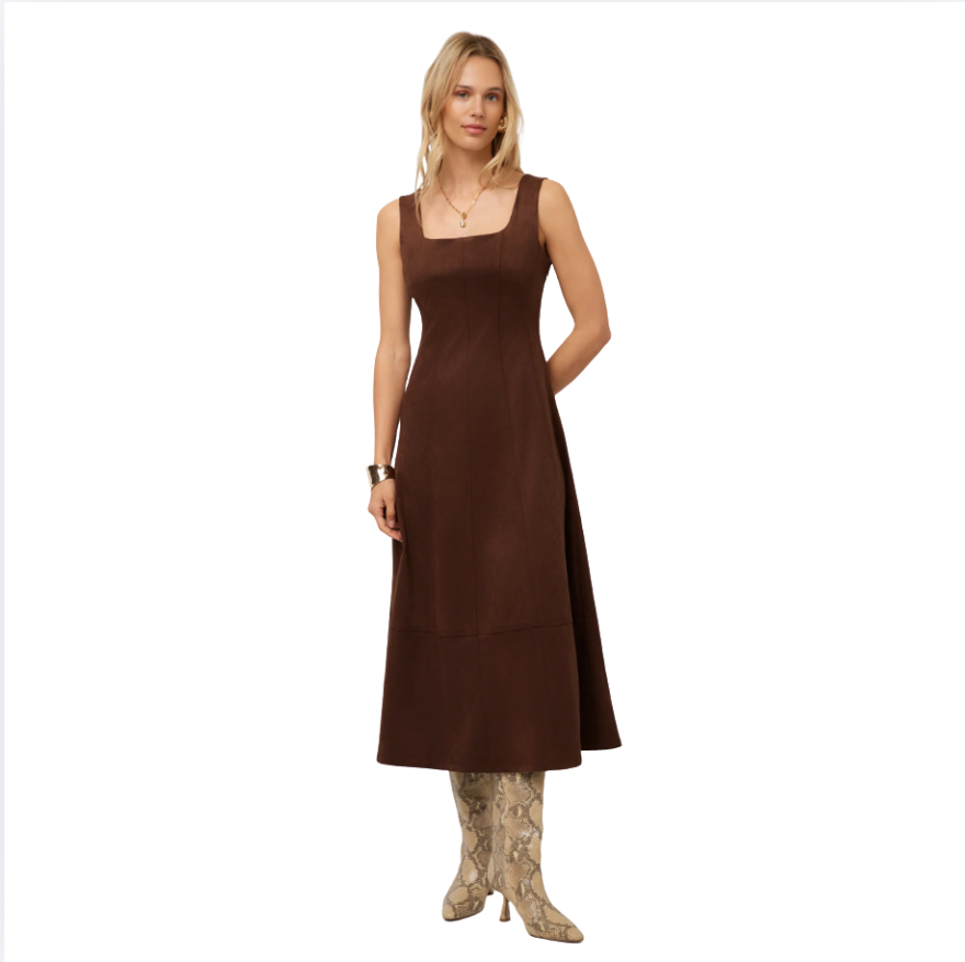 faux suede midi dress Fifteen Twenty Madalyn – Cosa Boutique Size:Large Mens Mesh Dress Sneakers Product type: Available In Chocolate And