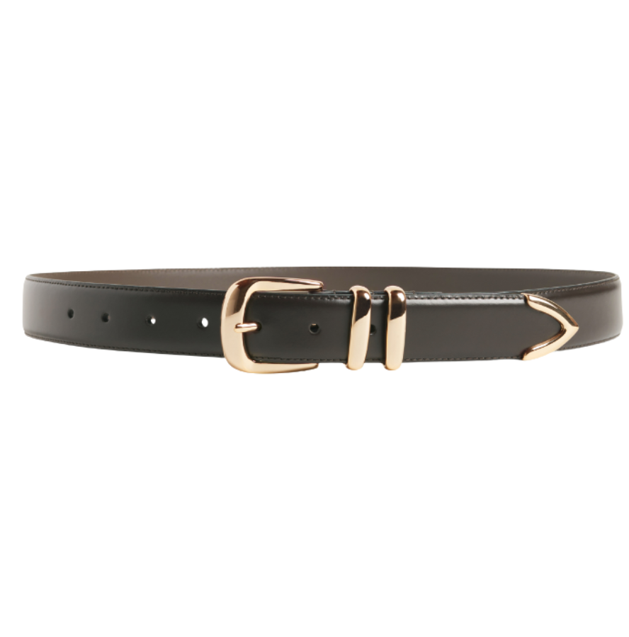 9478 Women\'s The Jordan Belt, Navy/gold Favorite Daughter The Jordan Belt – Cosa Boutique main image 3